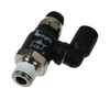 Compact Flow Regulator Swivel Outlet Exhaust Male BSPT and NPT Thread series 7045